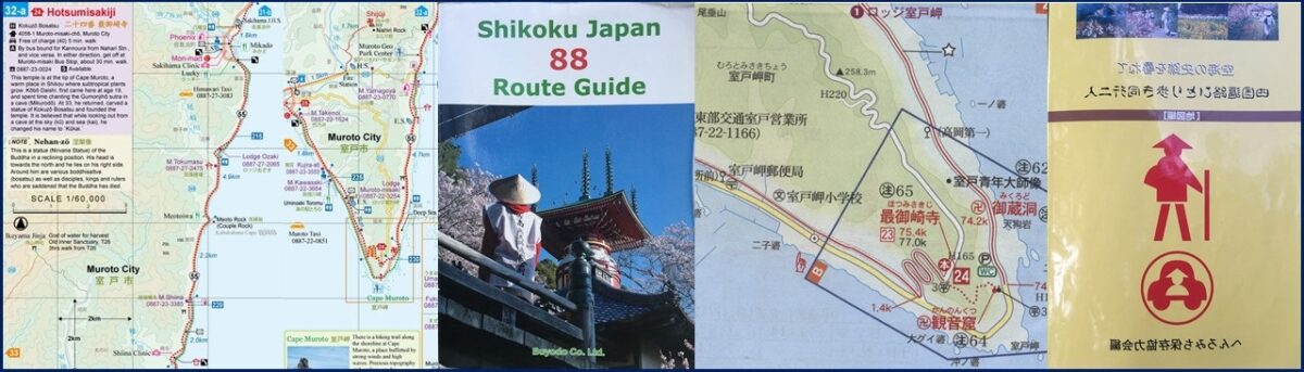 Voorbeelden van de kaarten: de route guide is je life-line
